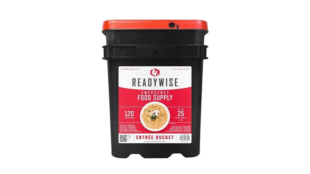 emergency food supply 120 servings
