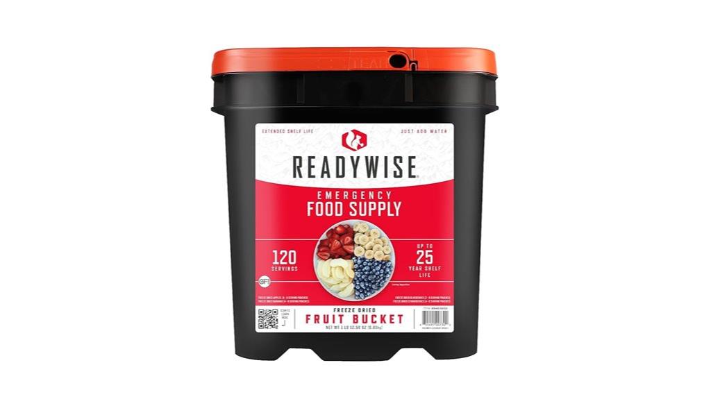 emergency fruit food bucket