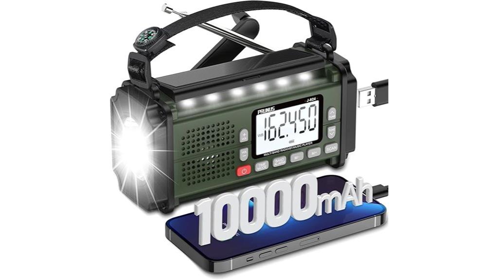 emergency radio with solar