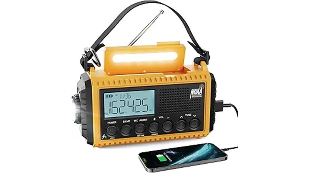 emergency radio with solar