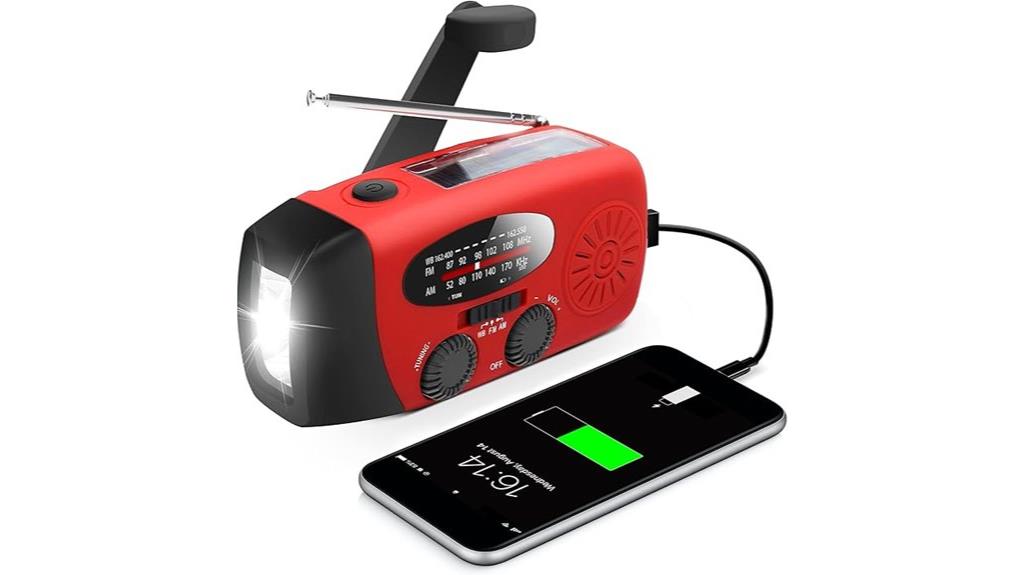 emergency radio with solar