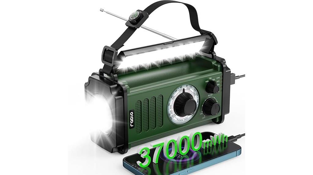 emergency radio with solar