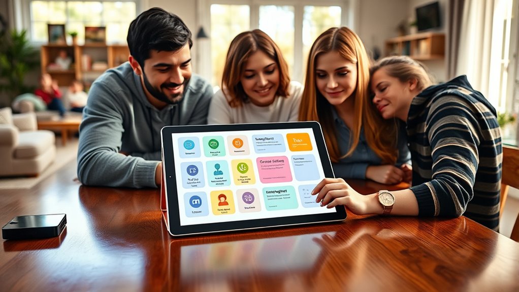 enhance family communication through technology