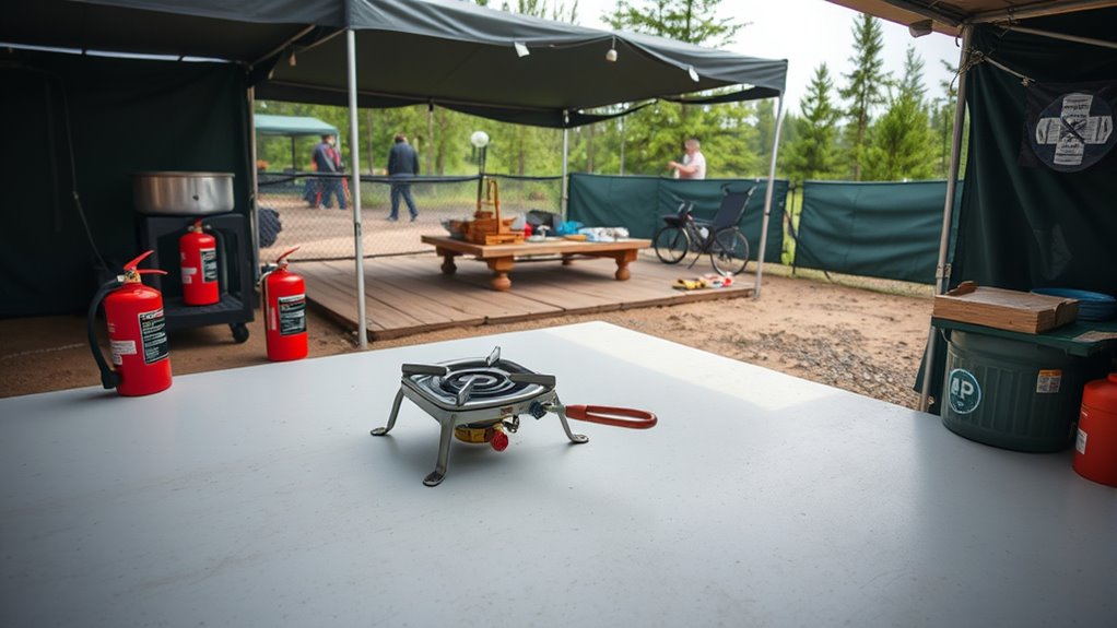 ensure safe cooking environment