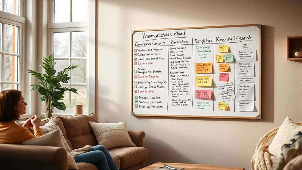 establish alternative contact plans