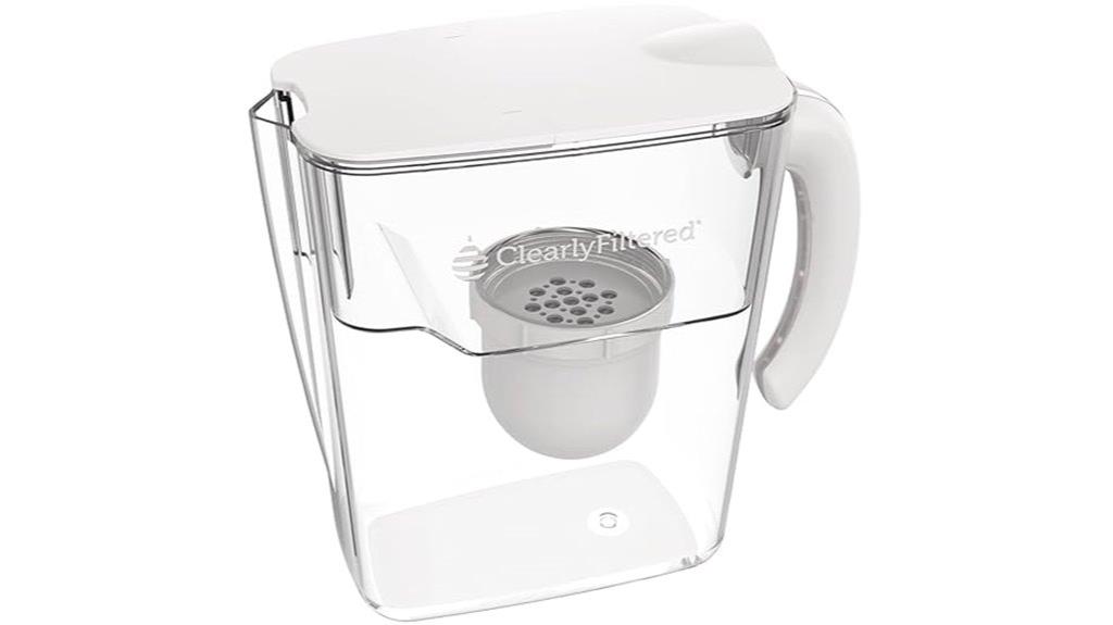 filtered water pitcher with filter