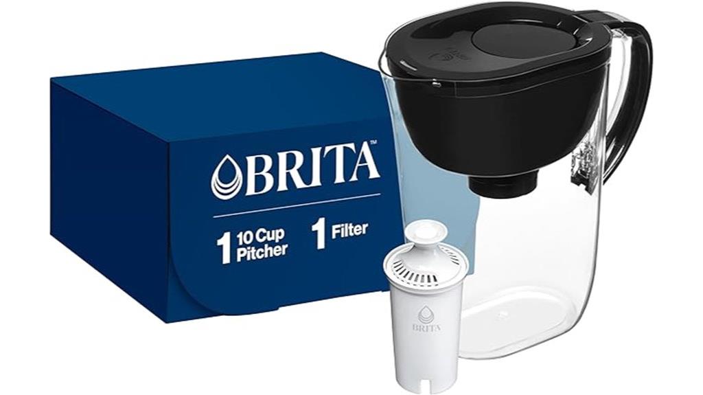 filtered water pitcher with indicator