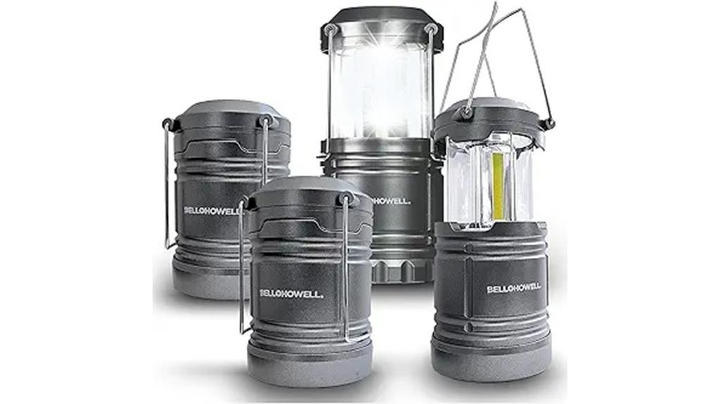 four lanterns for emergencies