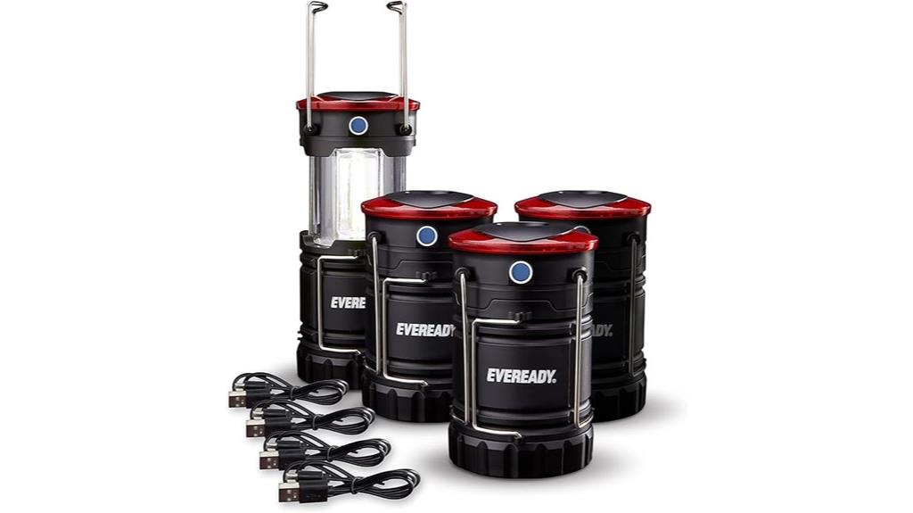 four led lanterns pack