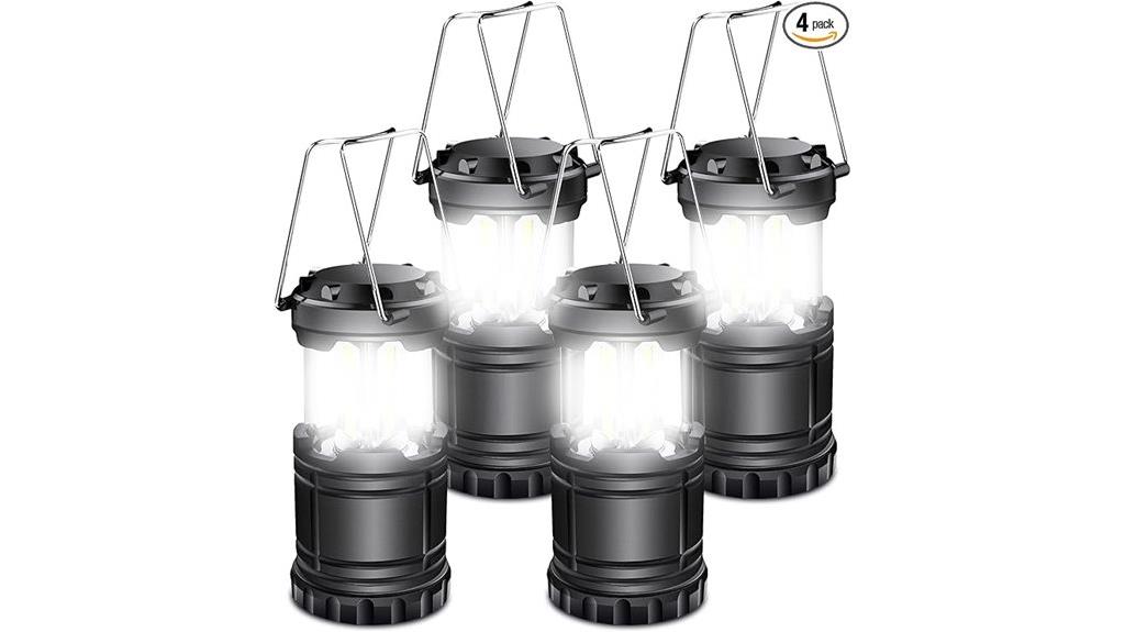 four led lanterns pack