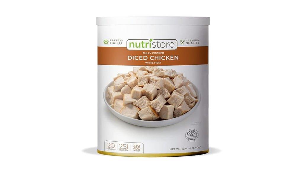 freeze dried chicken survival food