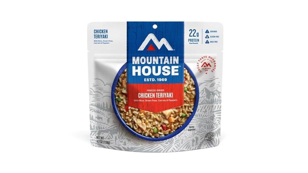 freeze dried chicken teriyaki
