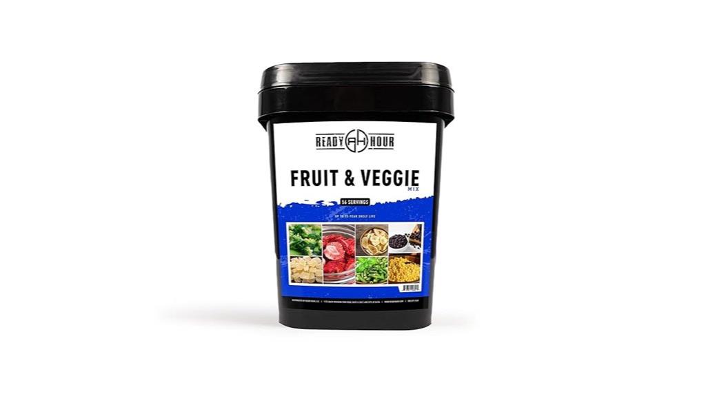 freeze dried fruit and veggie mix