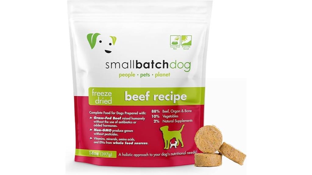 freeze dried raw beef