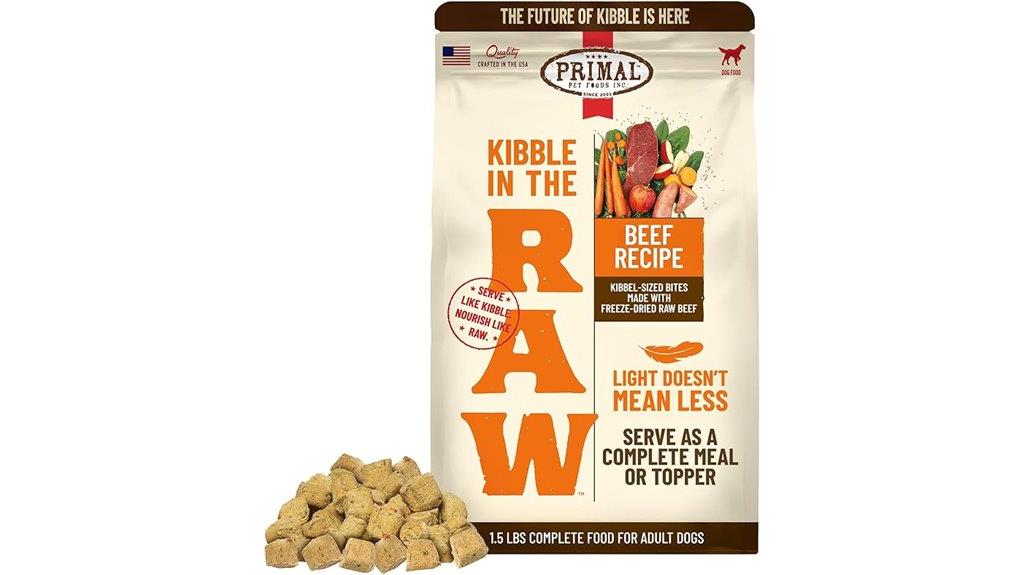 freeze dried raw dog food
