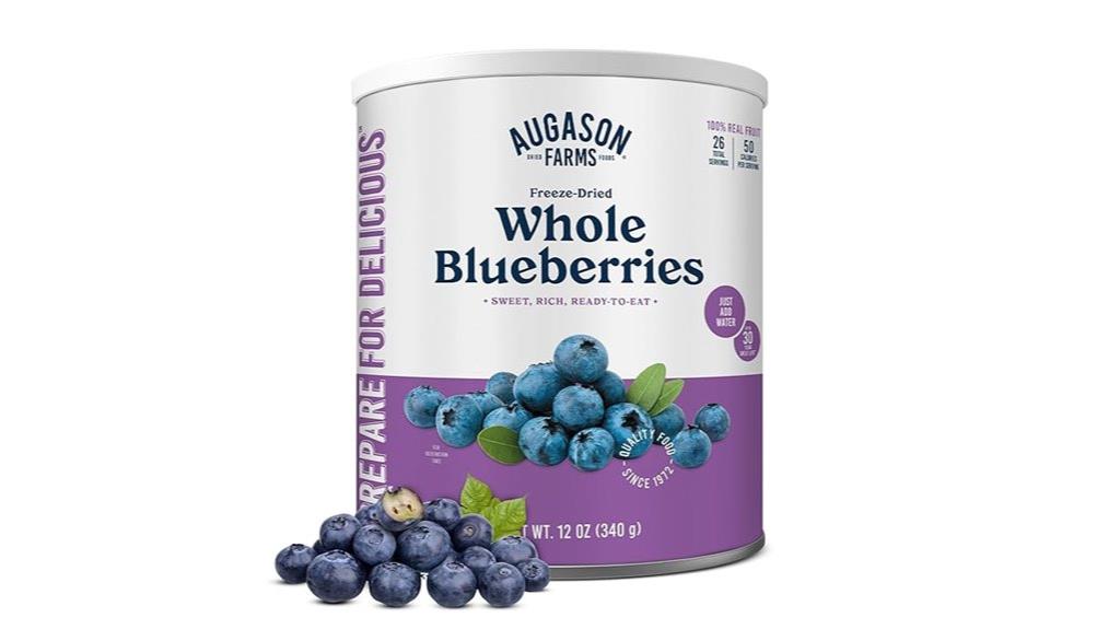 freeze dried whole blueberries