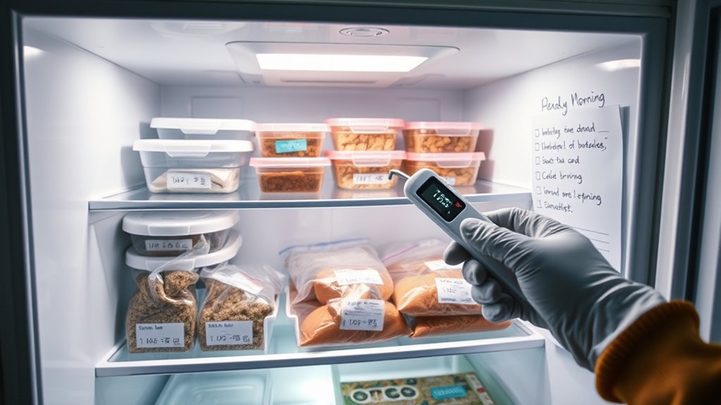 freezer checks and maintenance