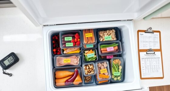 freezer food safety schedule