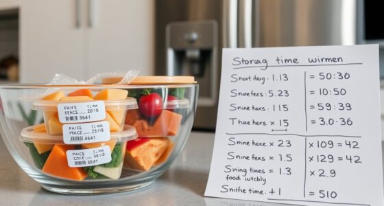 freezer storage time guidelines