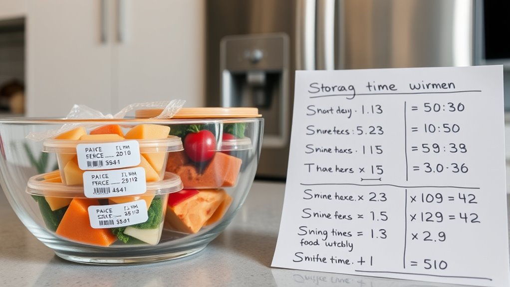 freezer storage time guidelines