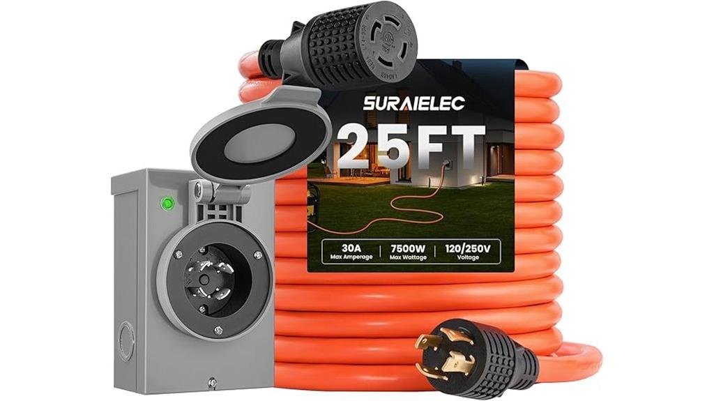 generator cord and power box