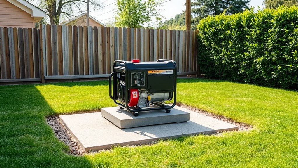 generator placement guidelines