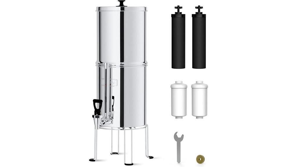 gravity fed water filtration