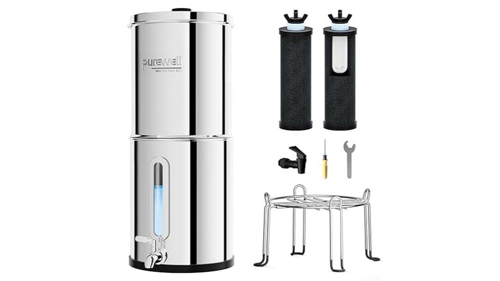 gravity water filter system