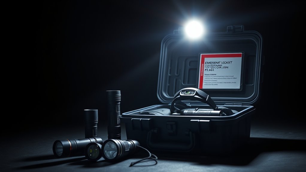 handle emergency lighting safely