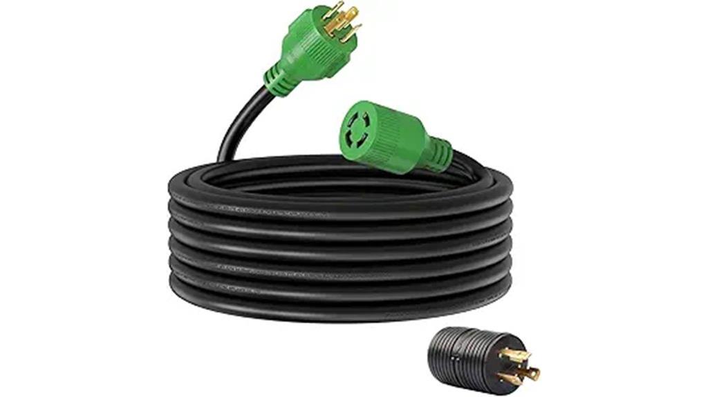 heavy duty 30a generator cord