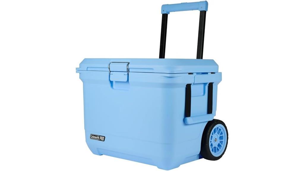 heavy duty 55 quart wheeled cooler