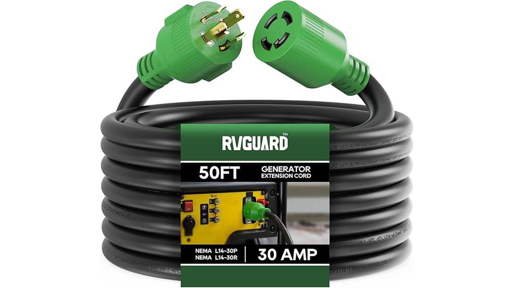 heavy duty generator extension cord