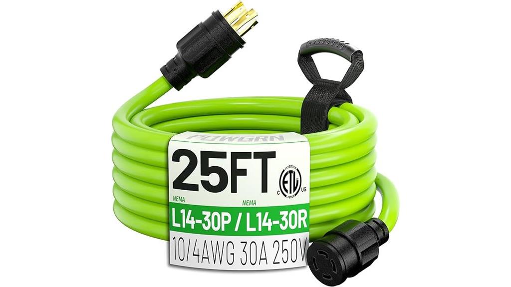 heavy duty green extension cord