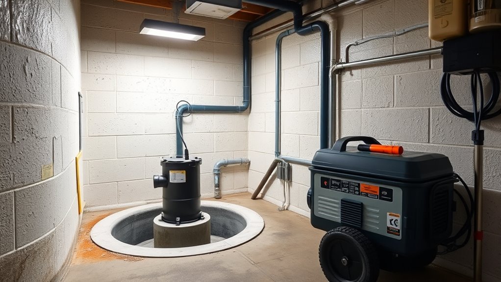 home sump pump backup options