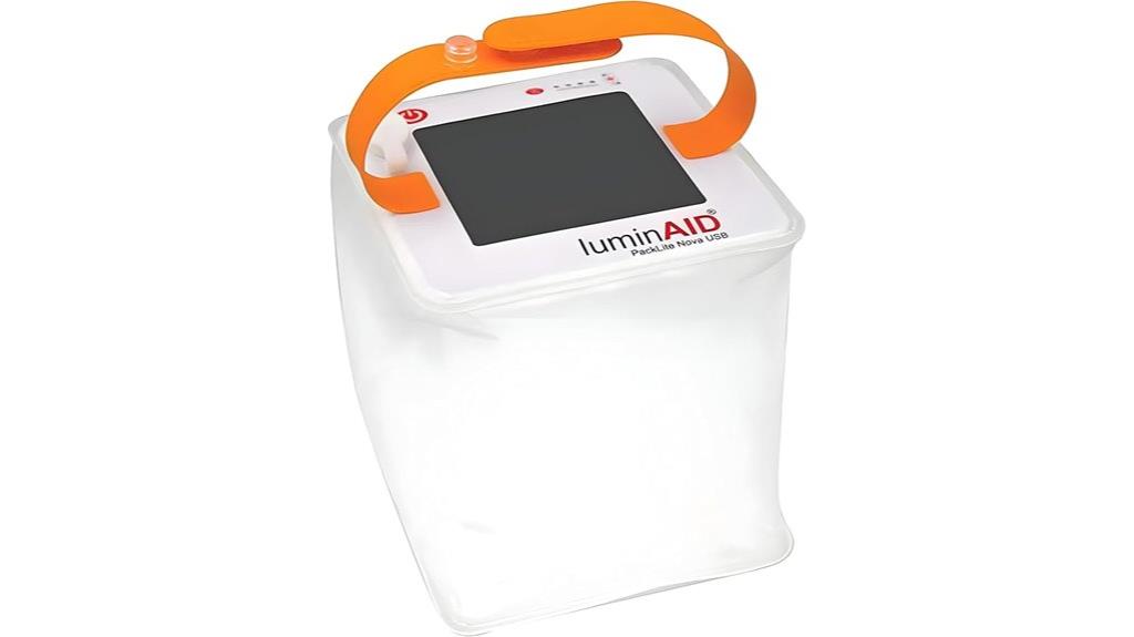 inflatable solar emergency lantern