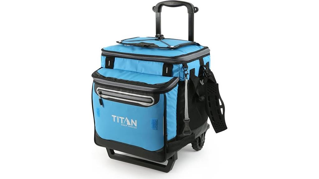 insulated cooler with cart