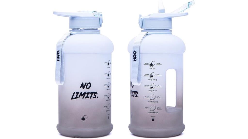 insulated water bottle with time