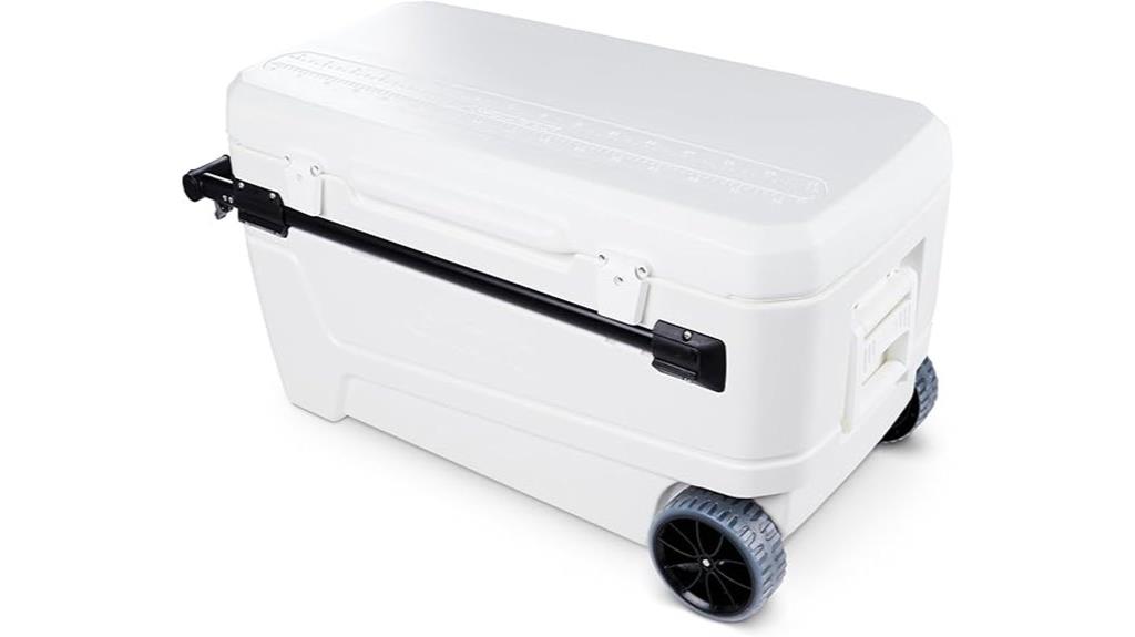large 110 quart insulated cooler
