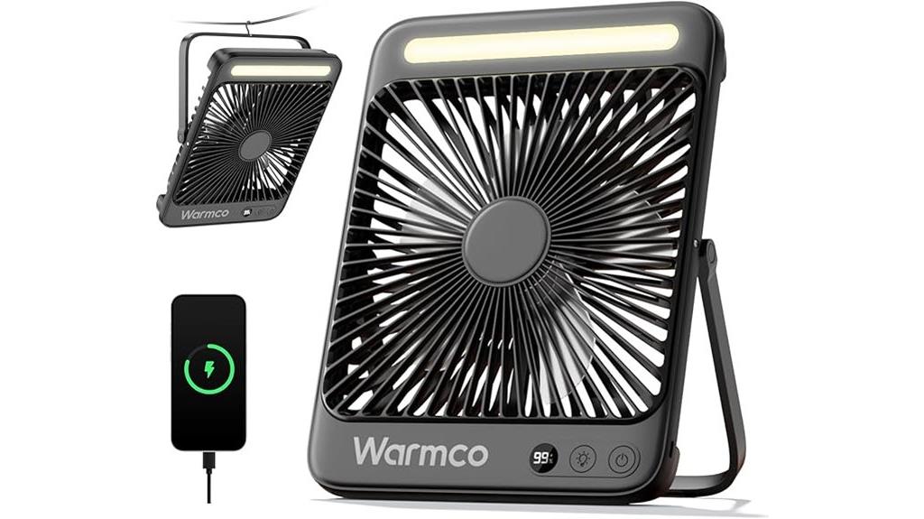 large portable camping fan