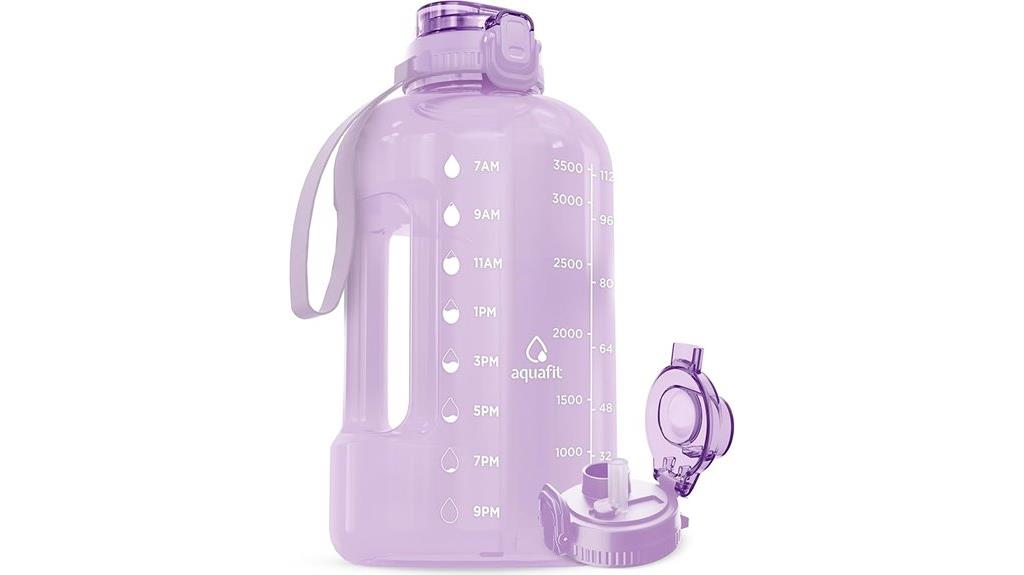 large water jug with time markings