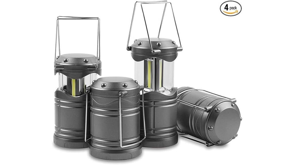 led camping lanterns 4 pack