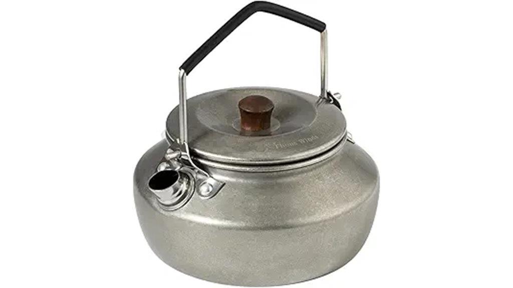 lightweight 0 6l camping kettle