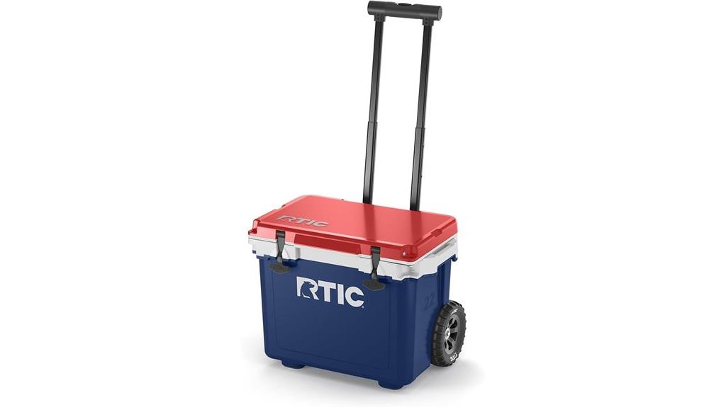lightweight 22 quart wheeled cooler