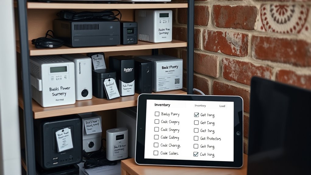maintain accurate equipment records