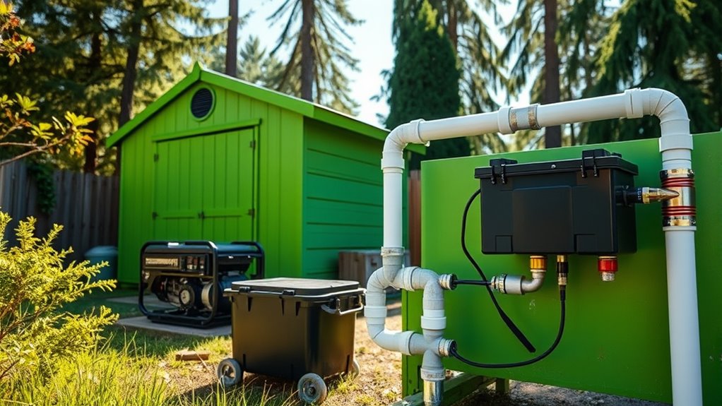 maintain generator and fuel