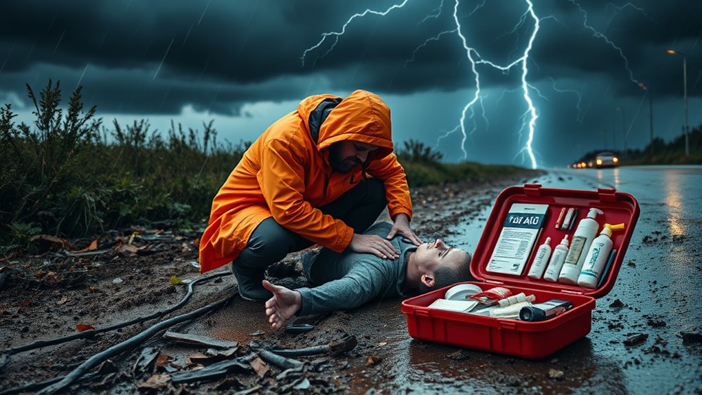 manage shock during storms