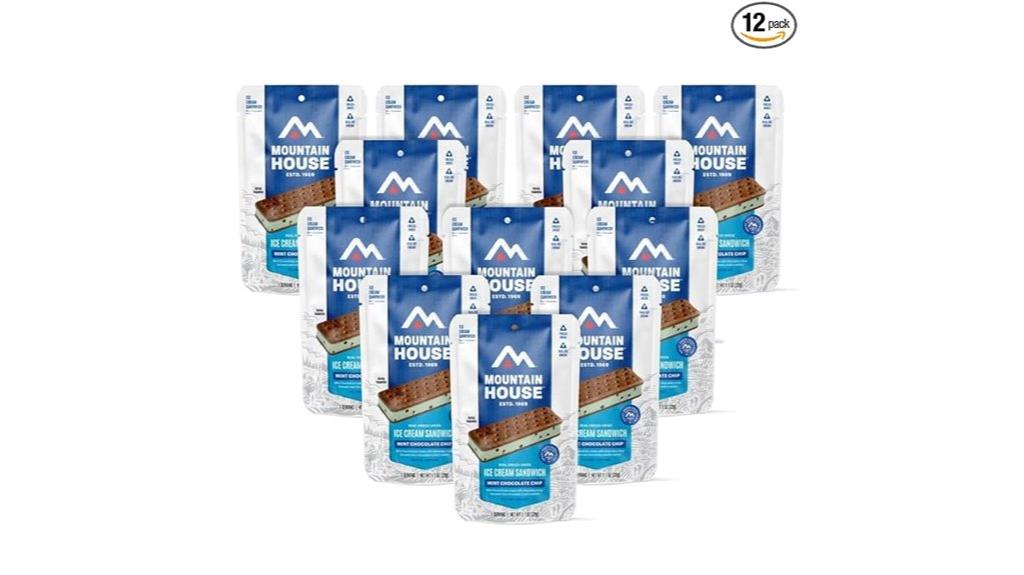 mint chocolate ice cream sandwiches