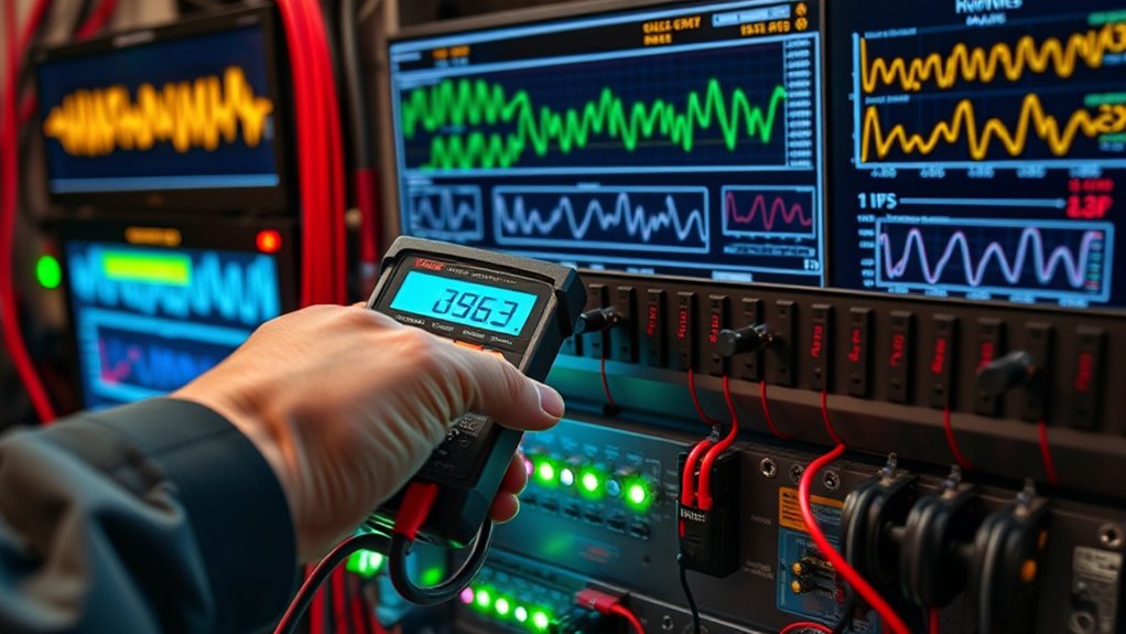 monitor harmonics and power