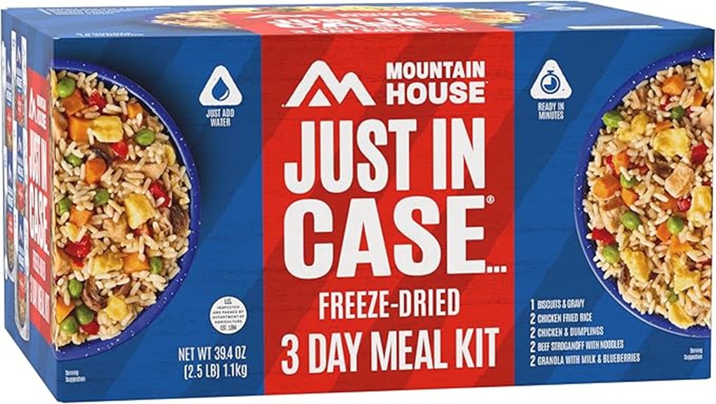 mountain house 3 day supply