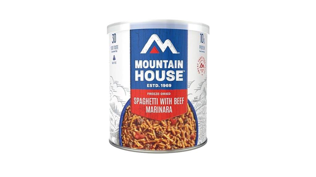 mountain house beef marinara